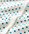 Pijama sin pies para bebé niña acanalado blanco MARSHMALLOW/azul CONTES