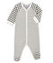 Pelele de noche para bebé niño blanco MARSHMALLOW/gris CAPECOD