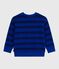Sudadera infantil unisex de algodón a rayas azul OLYMPIC+SOIR