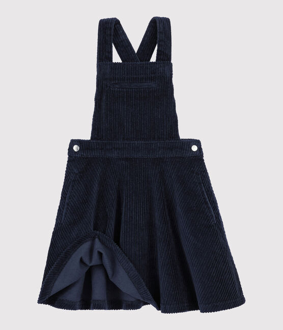 Vestido peto para niña azul SMOKING
