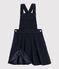 Vestido peto para niña azul SMOKING