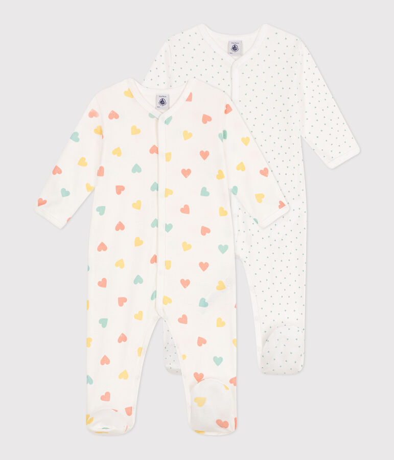 Juego de 2 pijamas de algod&oacute;n estampado para beb&eacute; multicolor