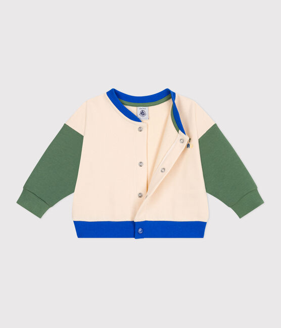 Chaqueta teddy colorblock de algodón para bebé AVALANCHE/ PALMERAIE