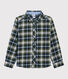 Camisa de cuadros para niño