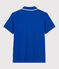 Polo de manga corta de punto de niño azul SURF
