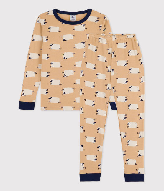 Pijama snugfit de algodón de niña / niño TRENCH/ MULTICO