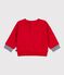 Sudadera de algodón con estampados para bebé rojo POMPEI