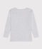 Camiseta de manga larga de niña de algodón gris POUSSIERE CHINE