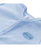 Pijama milrayas sin pies para bebé niño azul ALASKA/blanco ECUME
