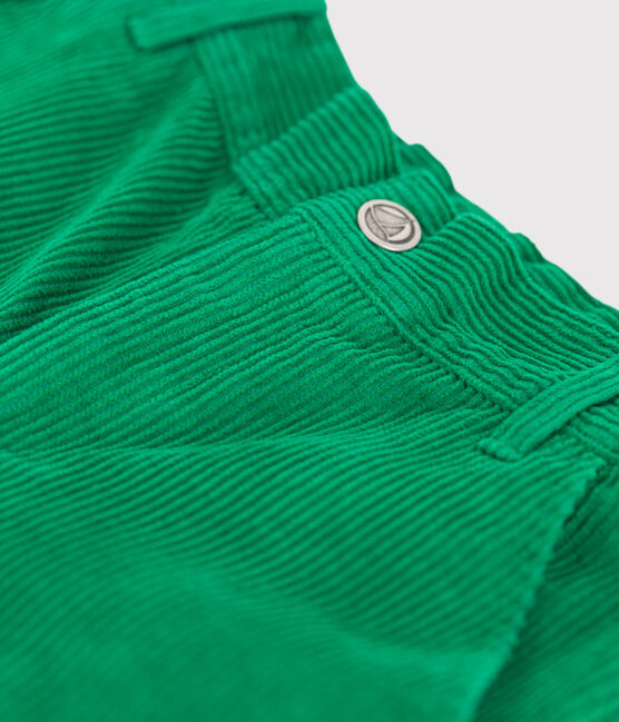 Pantalón de pana de niña MATCHA