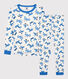 Pijama snugfit de animales de algodón de niño