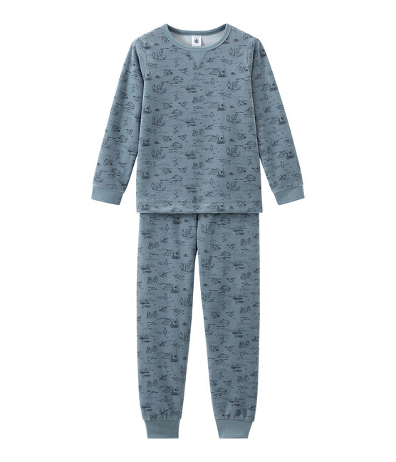 Pijama para niño azul ASTRO/gris MAKI