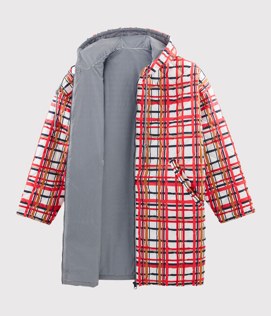 Cortavientos cálido largo unisex blanco MARSHMALLOW/blanco MULTICO