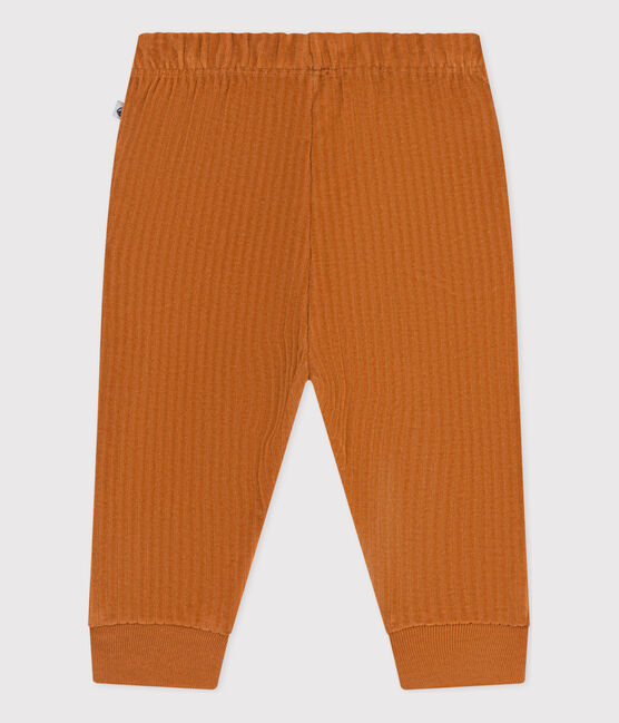 Pantalón de terciopelo para bebé marron ECUREUIL