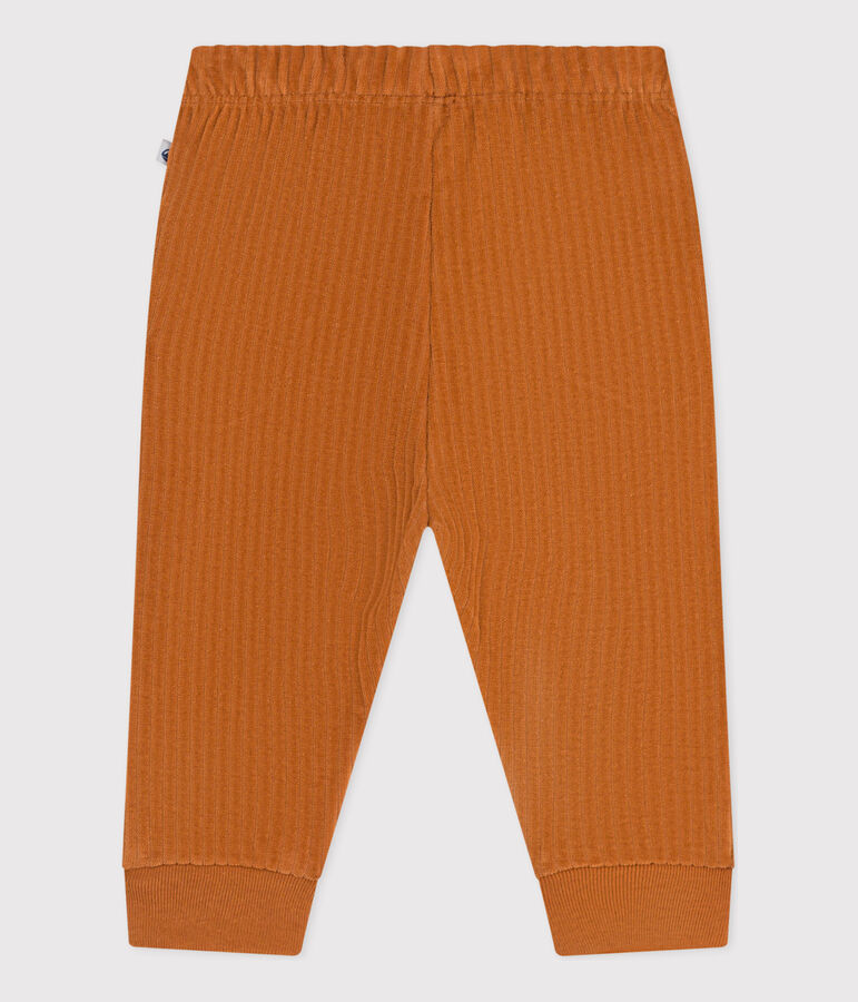Pantal&oacute;n de terciopelo para beb&eacute; marron