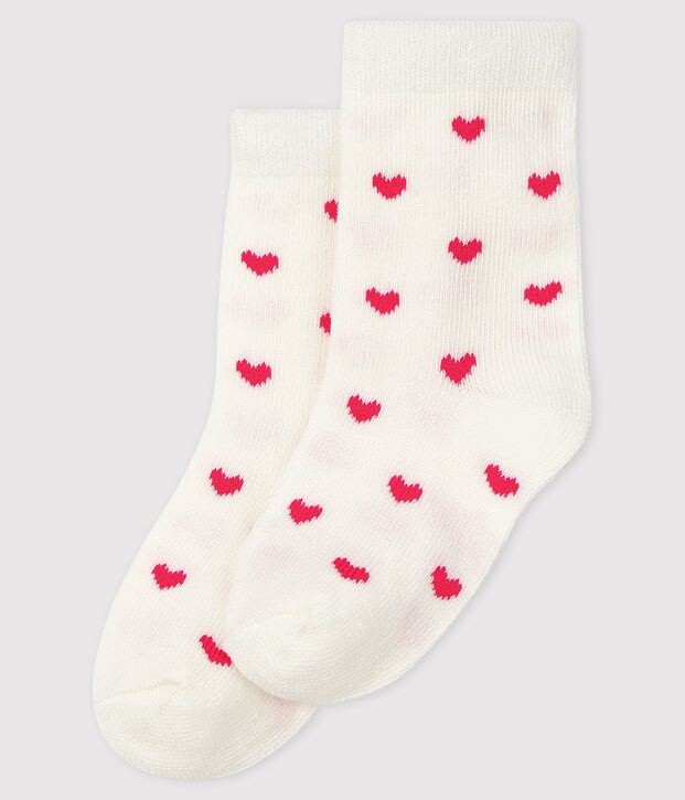 Juego de 2 pares de calcetines para beb&eacute; multicolor