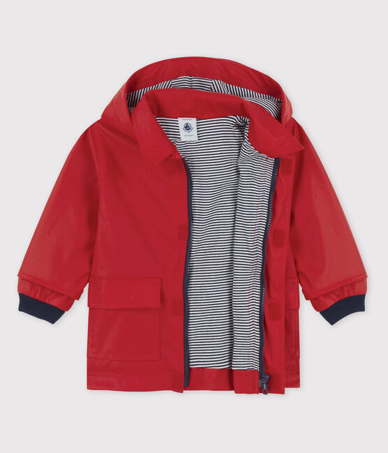 CHUBASQUERO ICÓNICO RECICLADO DE BEBÉ rojo TERKUIT