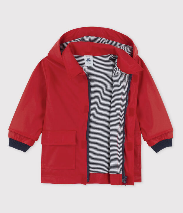CHUBASQUERO IC&Oacute;NICO RECICLADO DE BEB&Eacute; rojo