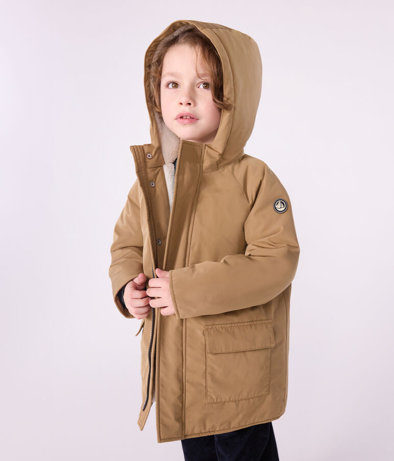 Parka infantil midi lisa marron