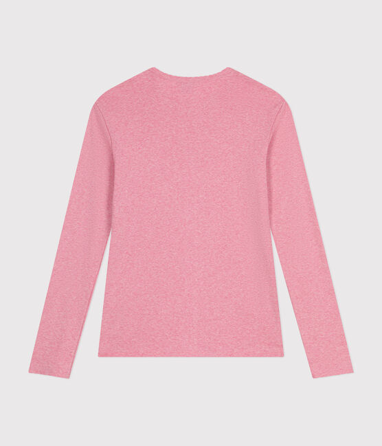 Camiseta L'ICONIQUE de algodón de punto «cocotte» para mujer rosa ROSELINE CHINE