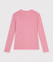 Camiseta L'ICONIQUE de algodón de punto «cocotte» para mujer rosa ROSELINE CHINE