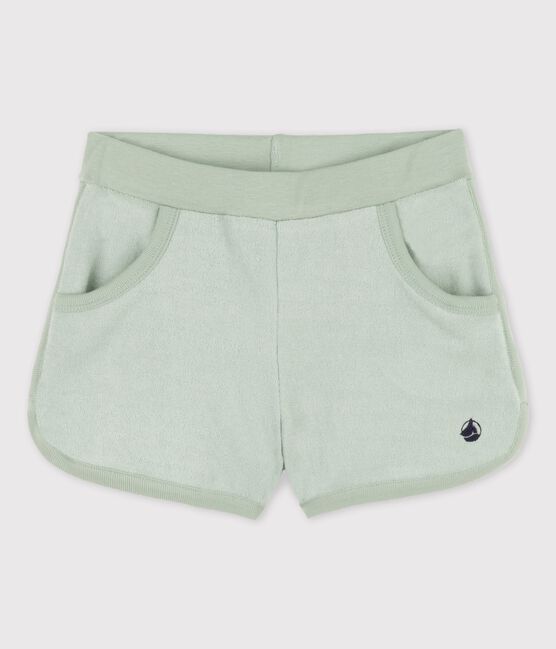 «Shorts» de rizo para niña verde HERBIER