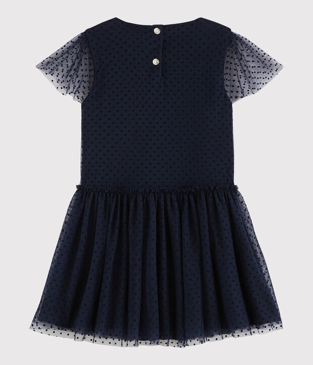 Vestido de manga corta para ni&ntilde;a SMOKING