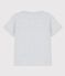 Camiseta de manga corta de algodón de niño gris POUSSIERE CHINE
