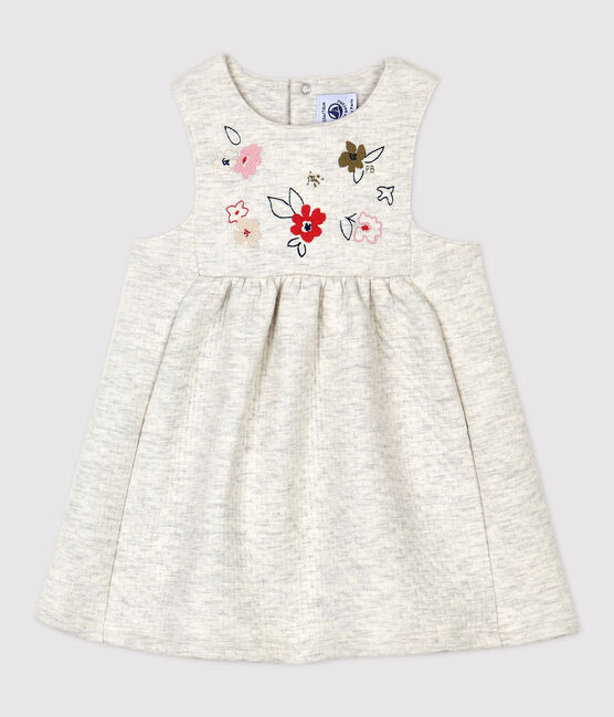 Vestido acolchado de bebé. beige MONTELIMAR CHINE