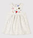 Vestido acolchado de bebé.