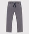 Pantalón regular de tejido vaquero sostenible para niño gris GRIS
