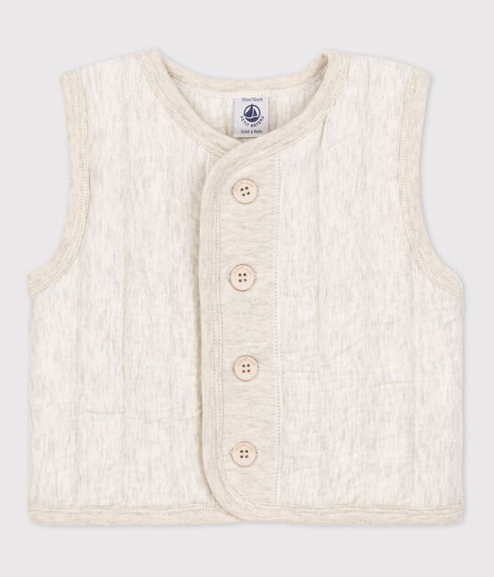 Chaleco de túbico acolchado de bebé beige MONTELIMAR CHINE