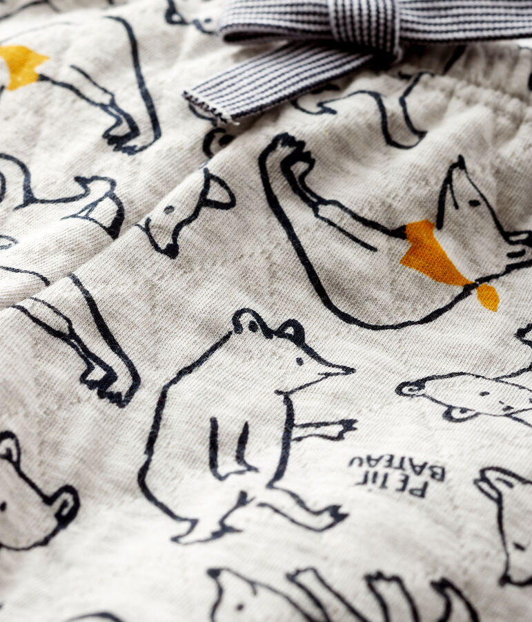 Pantal&oacute;n de tejido t&uacute;bico para beb&eacute; ni&ntilde;o gris/multicolor