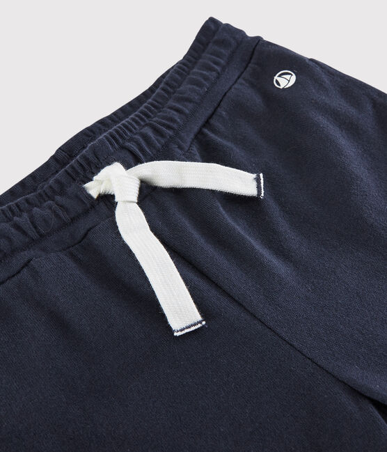 Pantalón de chándal de punto de niño azul SMOKING