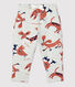 Pantalón con estampado de animales de muletón para bebé