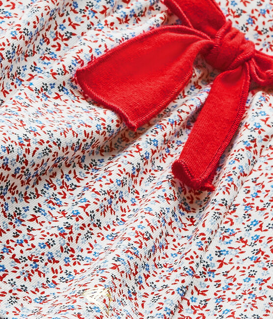 Vestido bebé niña estampado blanco MARSHMALLOW/rojo TERKUIT/ MULTICO