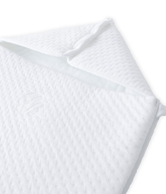 Saquito de dormir de túbico acolchado para bebé blanco ECUME