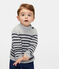 Jersey de cachemira para bebé niño gris BELUGA/azul SMOKING
