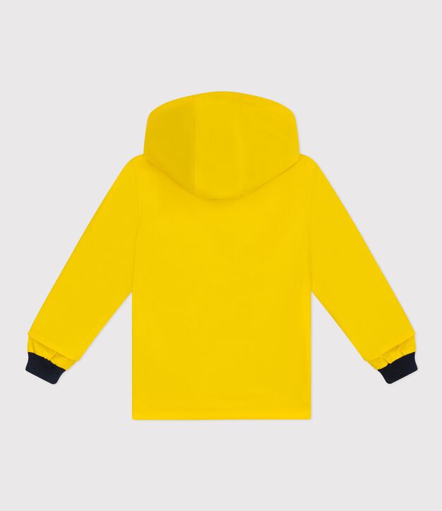 Chubasquero ic&oacute;nico de PU para ni&ntilde;os (unisex) amarillo