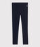 Jeggings de muletón para niña azul SMOKING