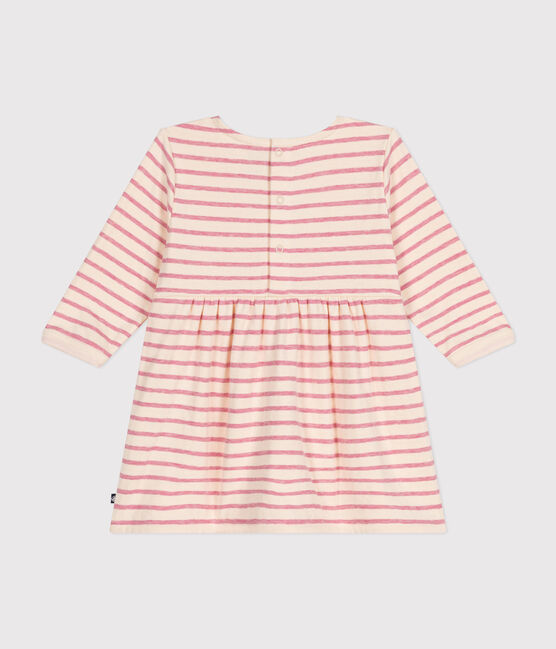 Vestido de túbico de manga larga para bebé rosa AVALANCHE/ ROSELINE