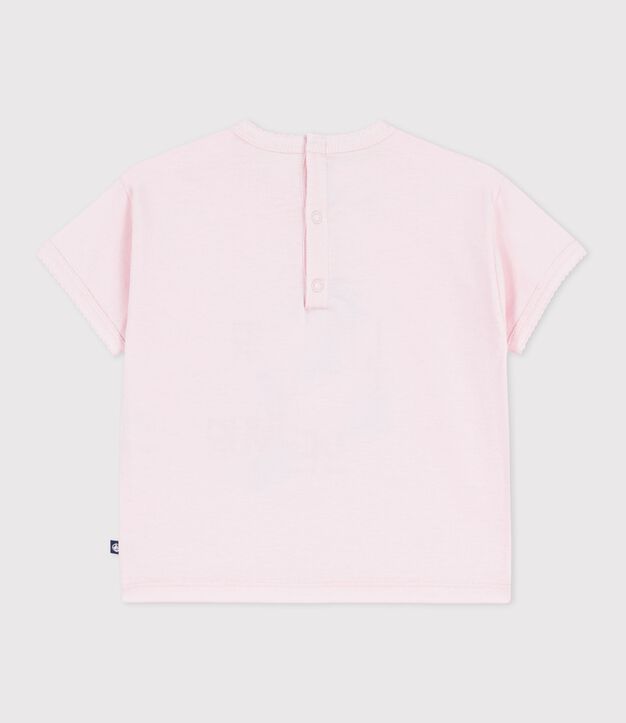Camiseta de algod&oacute;n de manga corta con estampado para beb&eacute; BARELY