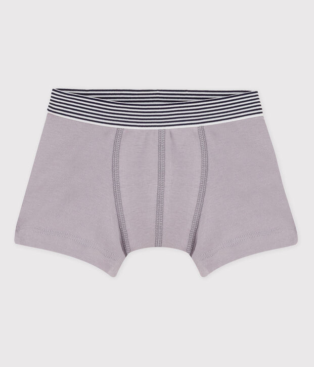 B&oacute;xer de algod&oacute;n de ni&ntilde;o gris