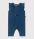 Mono denim de bebé sin mangas