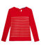 T-shirt femme à rayures paillettes rojo FROUFROU