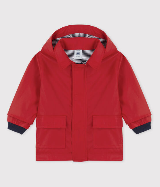 CHUBASQUERO ICÓNICO RECICLADO DE BEBÉ rojo TERKUIT