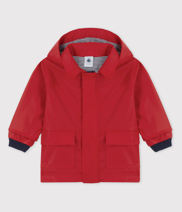 CHUBASQUERO IC&Oacute;NICO RECICLADO DE BEB&Eacute; rojo
