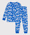 Pijama infantil de algodón con estampado FUJI/ MARSHMALLOW