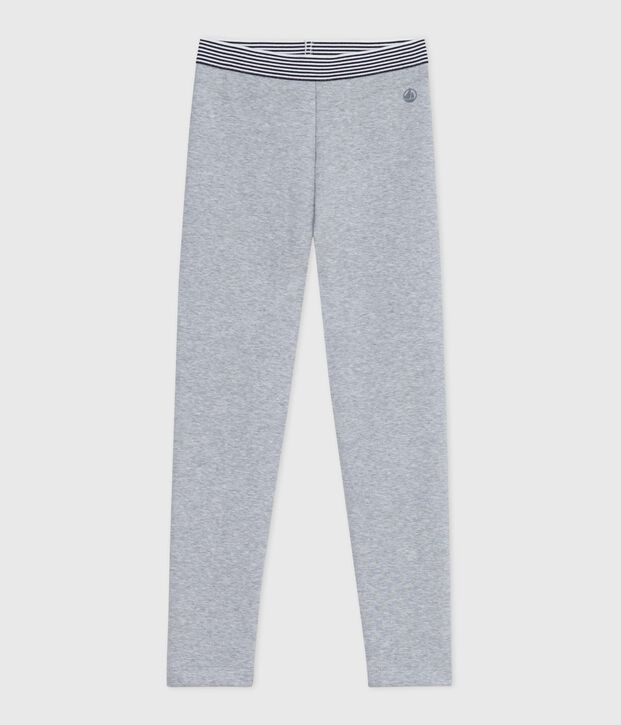 Pantal&oacute;n infantil tipo leggings liso de algod&oacute;n FUMEE CHINE