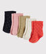 Juego de 5 pares de calcetines.